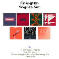 Enhypen Discography Magnet Set Album Fanmade