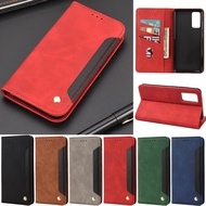 For Samsung Galaxy A51 A71 A30S A50S A02S A03S A20 Matte Book Wallet Card Slots Soft PU Leather Flip Stand Cover Case