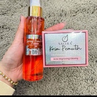 Amora Spray pemutih + Amora Krim Pemutih Nano