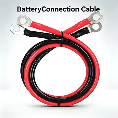 8/6AWG Stranded Copper Cord Solar Power Connection Wire with Lug Battery Inverter Cable Set with Ter