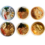 dotdotbowl Bundle D - Sampler Set (2 Gangsa Noodles + 2 Oriental Mala Noodles + 2 Curry Chicken Nood