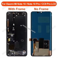 KRCB Ori Amoled For Xiaomi MI Note 10 Note 10 Pro Note 10 Lite Display LCD Touch Screen For CC9 Pro 