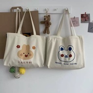 Tote Bag Canvas Tuition Bag/Simple nice bag/plain white canvas bag/canvas shoulder bag/small canvas 
