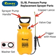 REMAX Pressure Sprayer Pump (5L/8L) Full replacement spare parts / Alat Ganti (HS001A/HS006/HS007/HS