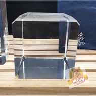 Crystal block 8cmPOLOS 8cm Plain 3D Crystal Block/