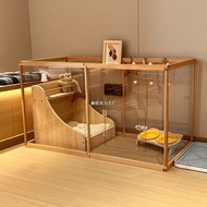 Transparent Transparent Dog Cage Mushroom Special Household Pet Dog Bichon Dog Fence Free Wooden Ind