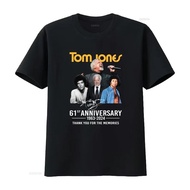 Tom Jones 61st Anniversary 1963 2024 Thank You For The Memories T Shirt vintage Washed graphic Versa