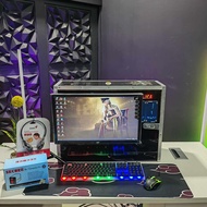 BRAND NEW TABLETOP PISONET PACKAGE AMD ATHLON 300GE 8GB RAM 128GB SSD 19" WIDE MONITOR + ACCESSORIES