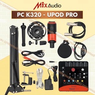 Combo Livestream Thu Âm TAKSTAR Mic PC K320 Soundcard Icon Upod Pro Tai nghe TS2260 [BH 1 NĂM]