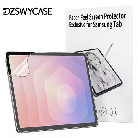 2Pcs Paper Film Like Screen Protector For Samsung Galaxy Tab S6 Lite A7 A8 A9 A11 Plus S7 S8 S9 Fe P