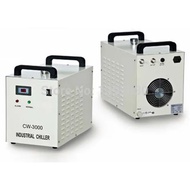 1pc 220V  High quality Co2 laser chiller CW-3000AG 220V 50/60HZ  9L 10M  for 80W CO2 glass laser tub