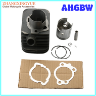 65cc ชุดกระบอกสูบเจาะขนาดใหญ่43มม. สำหรับนักมวย Piaggio Ciao 50บ็อกเซอร์ Grillo Bravo Ceao 50cc ชิ้น