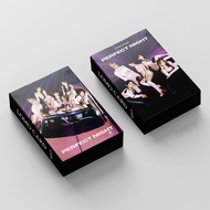55pcs/box LE SSERAFIM Perfect Night Album Photocards Lomo Cards SAKURA CHAEWON YUNJIN KAZUHA EUNCHAE
