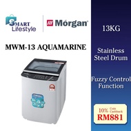 Morgan Large Capacity Fully Automatic Washing Machine 13KG MWM-13 AQUAMARINE