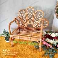 Mini floral rattan chair rattan chair/ mini peacock chair/ rattan property/ rattan baby property/