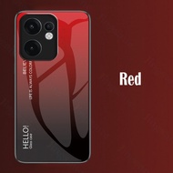 Jingsanc For OPPO Reno 13F/OPPO Reno 13F 5G/OPPO Reno 13F 4G Phone Case Gradient 9H Tempered Glass C