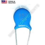 5PCS 6.8nF 1KV, High Voltage Ceramic Capacitor (682M)
