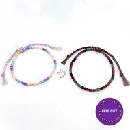 [FREE CUSTOM] Rangoli Bracelet | Cheerful colorful full of meaning | Waterproof Bracelet | Couple Br
