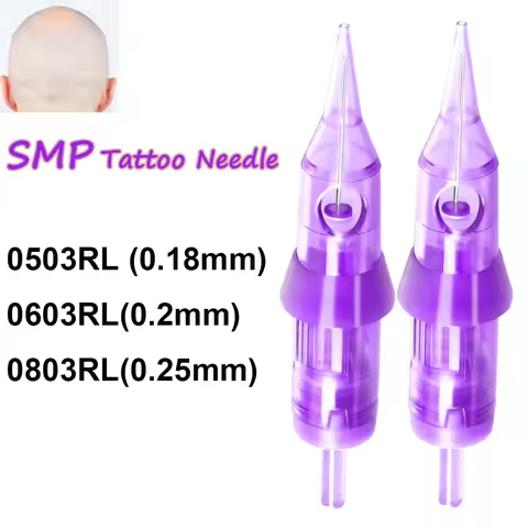 SMP Tattoo Needle 0803RL 0603RL 0503RL Permanent Makeup Eyebrow Scalp Micropigmentation Needle Cartr