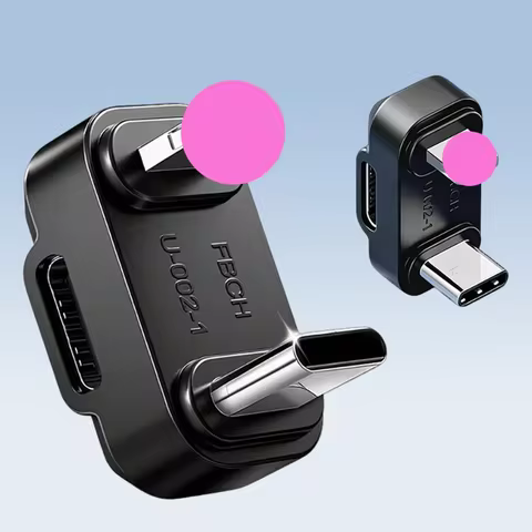 U-shaped OTG multifunctional adapter suitable for mobile phone adapter clip clip clip microphone pla