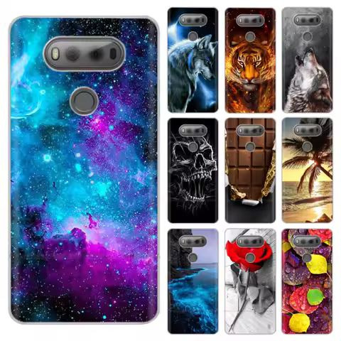 Cartoon Shock Proof Soft Silicone Cover For LG V20 Case For LG V20 LGV20 V 20 Plus Pattern TPU Cell 