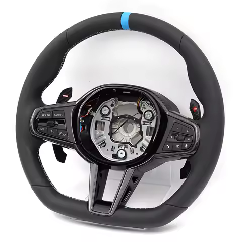 Leather CS M Sport Steering Wheel Car Accessories for BMW G02 G05 G06 G20 G21 G22 G26 G29 G80 G87 F4