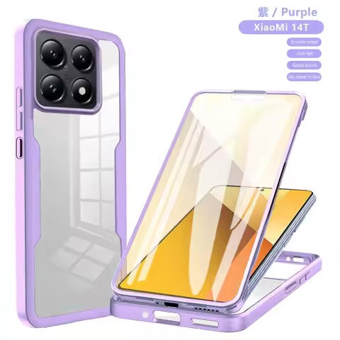 360 Full Body Phone Case For Xiaomi Mi 14T Pro mi14T Built Screen Protector Case for Xiaomi 14 Ultra
