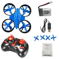 JJRC H36/Eachine E010 DIY RC Drone Kit w/4CH 4-Axis Gyro, 360° Flips & LED Ctrl - RTF Blue Quadcopte