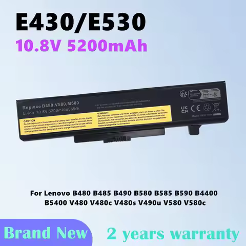 Laptop Battery for Lenovo B480 B485 B490 B580 B585 B590 B4400 B5400 V480 V480c V480s V490u V580 V580