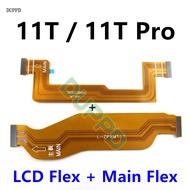 Motherboard Connect Charging Board Flex Cable + LCD Display Flex Cable For Xiaomi 11T / 11T Pro 11T 