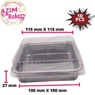 Square Aluminium Tray 4203-P | Aluminium Container | Aluminium Foil | Bekas Aluminium Foil Petak (10