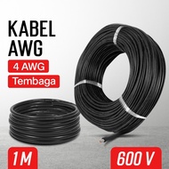 ALLWELL AWG Silicone Cable Extra Soft Temperature Resistant Wire 1M 4 AWG - MU-5