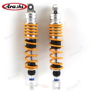ARASHI For DAELIM 250 250cc 365mm / 14.3‘’ Adjustable Rear Shock Absorbers CNC Suspension Motorcycle