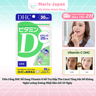 Viên Uống DHC Bổ Sung Vitamin D Hỗ Trợ Hấp Thụ Canxi Tăng Sức Đề Kháng Ngừa Loãng Xương Nhật Bản Gói
