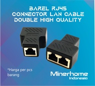 Barel Coupler Konektor RJ45 Sambungan Kabel LAN High Quality
