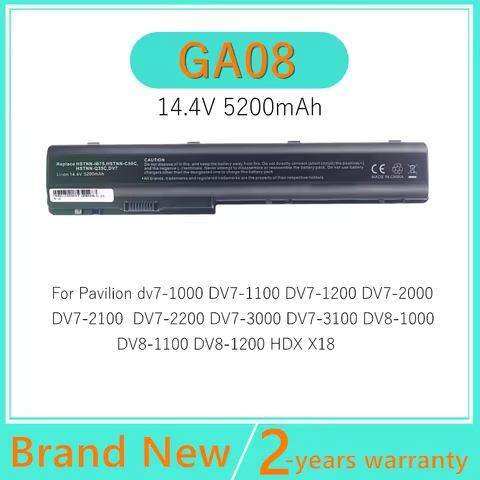 GA08 Laptop battery For HP DV7-1000 DV7-1100 DV7-1200 DV7-2000 DV7-2100 DV7-2200 DV7-3000 DV7-3100 D