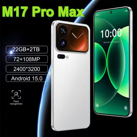 Silicone Case For M17 Pro Max 7.3HD Mobile Cell Phones Shockproof Cover Smartphone Cases NEW High Qu