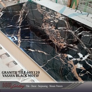 Granite Tile 60x120cm Black Motif Merk Vasaya