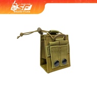 Pouch Hunting Walkie Talkie Holder (BROWN) Nylon Magazine Pouch Pocket Caza