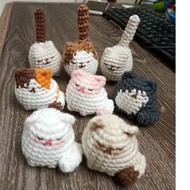 Handmade Cat Keychain - Standing Cat - Sitting Cat Keychain Cute