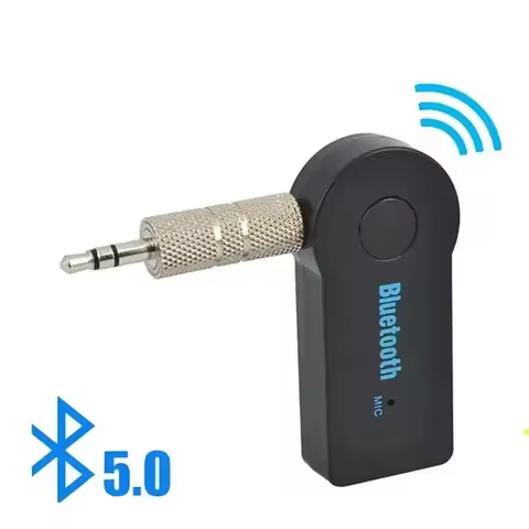 2 in 1 Wireless Bluetooth 5.0 Receiver Transmitter Adapter 3.5mm Jack For Car Music Audio Aux A2dp H