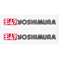 YOSHIMURA printer rack sticker set red/black (2pcs)