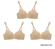 (Set 3 ชิ้น) Sabina เสื้อชั้นใน (ไม่มีโครง) รุ่น Pretty Perfect รหัส SBXU8301