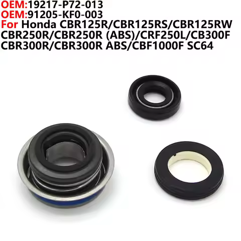 Engine water pump oil seal,seal kit For Honda CBR250R CBR300R CBR125R CBR125RS CBR125RW CRF250L CB30