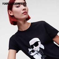 KARL LAGERFELD - IKONIK 2.0 KARL & CHOUPETTE T-SHIRT 230W1704 เสื้อยืด