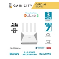 D-link Be3602 Wifi 7 Dual Band 2.5g Mesh Router Dir-be3602