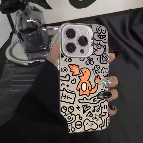 Cute Charmander P-Pokemon Phone Case For iPhone 17 16 15 14 13 12 11 Pro Max XR XS MAX 7 8 PLUS MINI