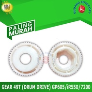GEAR 49T (DRUM DRIVE) GP605/iR550/7200 - RS6-0057-000 BK