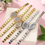 ICB DIY Ellipse Simple Watch Men Women'S 9MM Width Italian Elastic Charm Stainless Watch Header Link