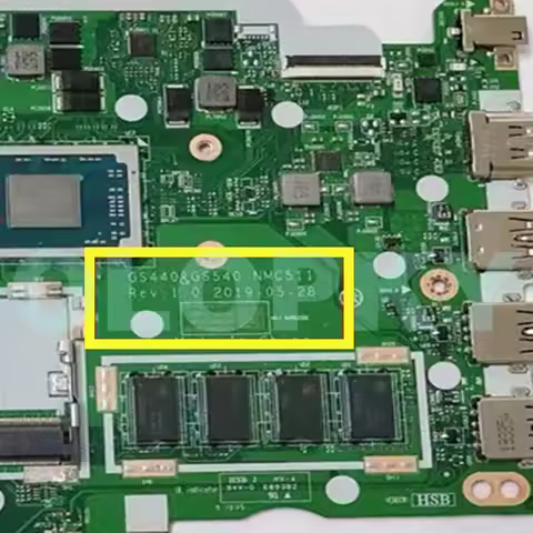 GS440&GS540 NM-C511 Laptop Motherboard For Lenovo Ideapad S145-15API Mainboard R3 3200U R5-3500U R7-